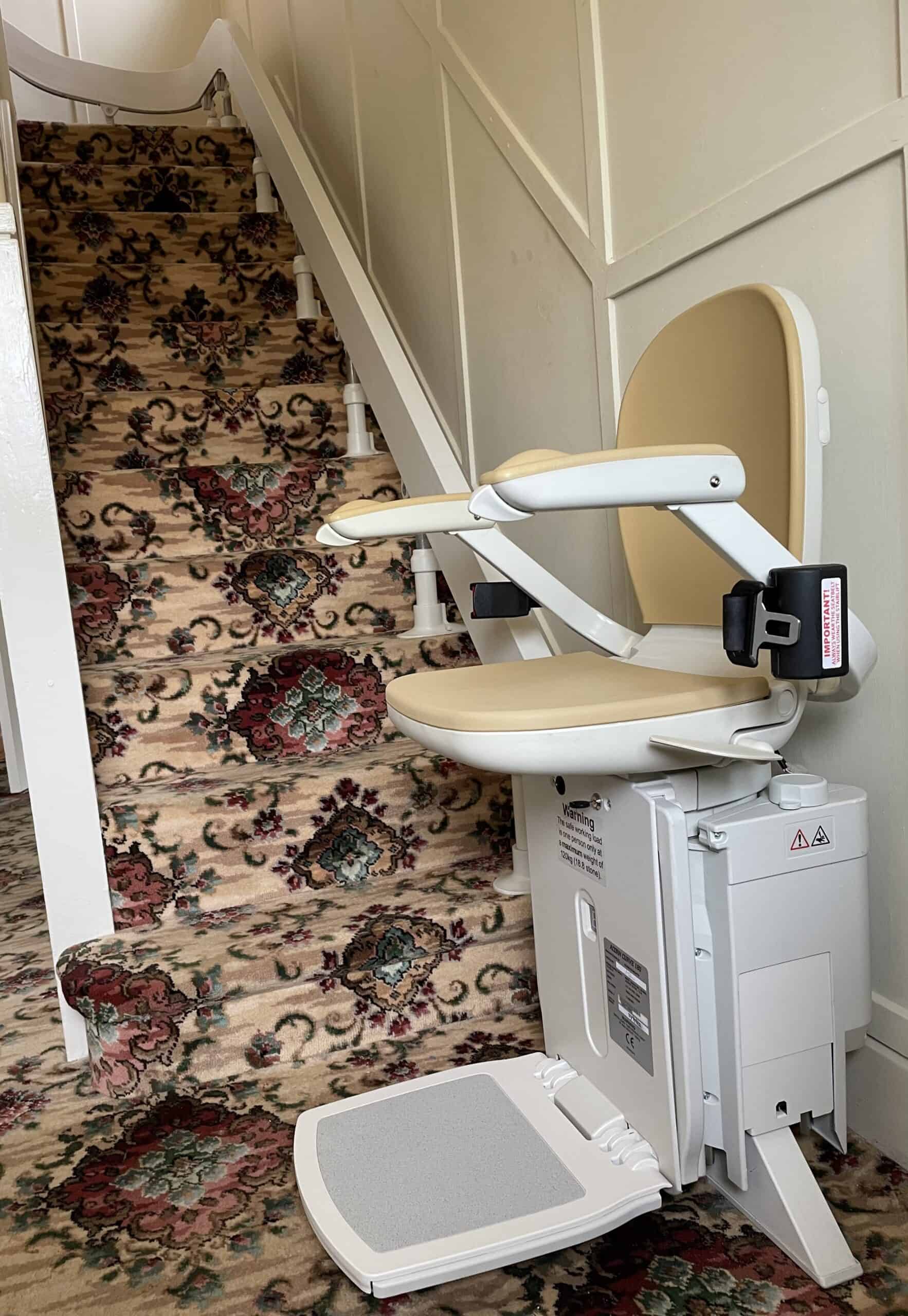 Curved Rental Stairlift 2