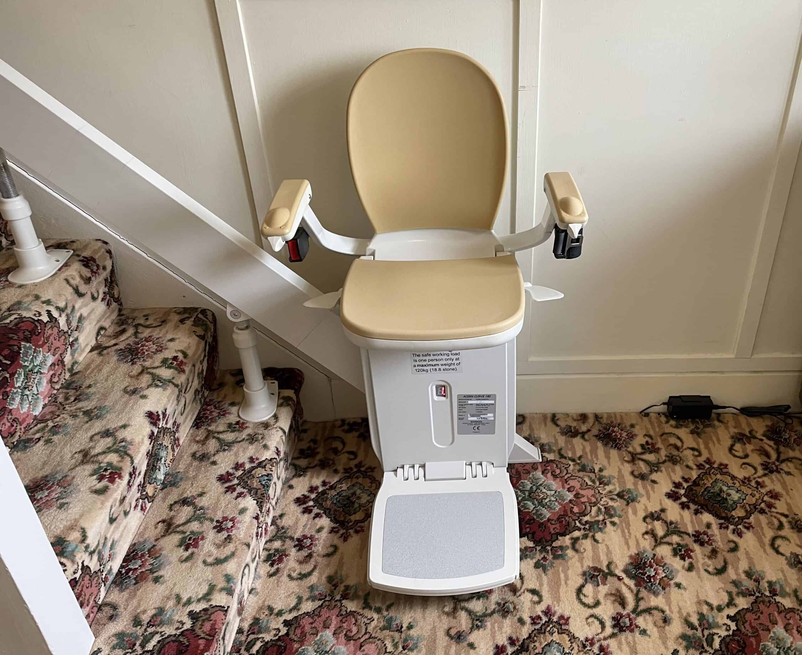 Curved Stairlift Rentals Nottingham No Minimum Term Trent Stairlifts