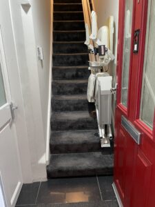 Acorn T700 Straight Stairlift With Folding Hinge Rail